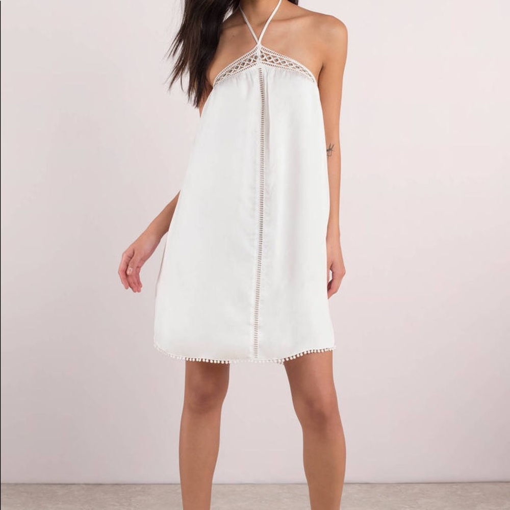 Jetset Diaries white halter dress. NWOT ✈️